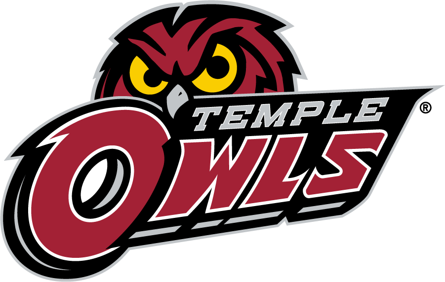 Temple Owls 2014-2017 Secondary Logo iron on transfers for clothing